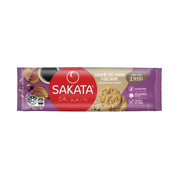 Sakata Rice Crackers Caramelised Onion