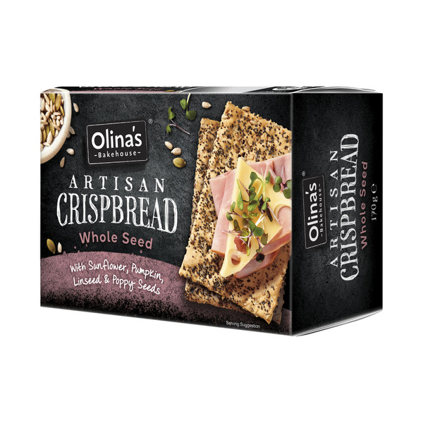 Olinas Artisan Crispbread Whole Seed With Sunflower