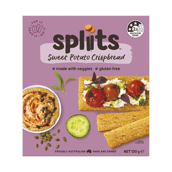 Spliits Crispbread Sweet Potato