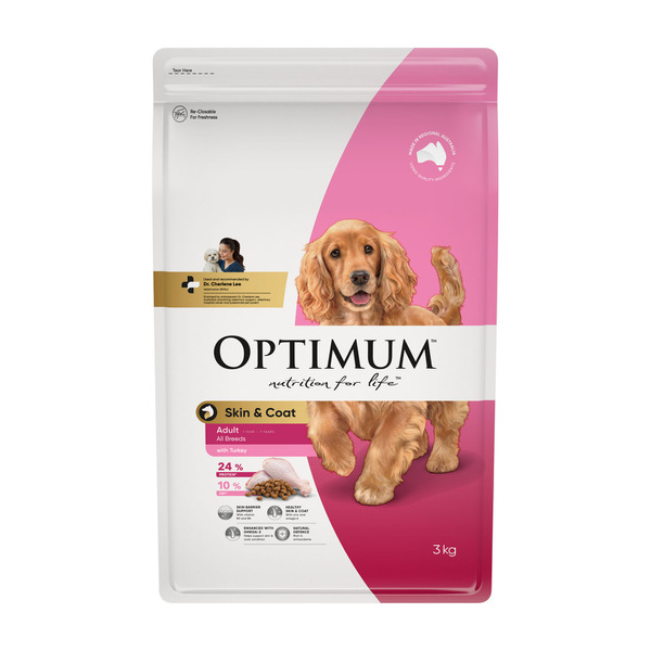 Optimum dry dog sales food coles