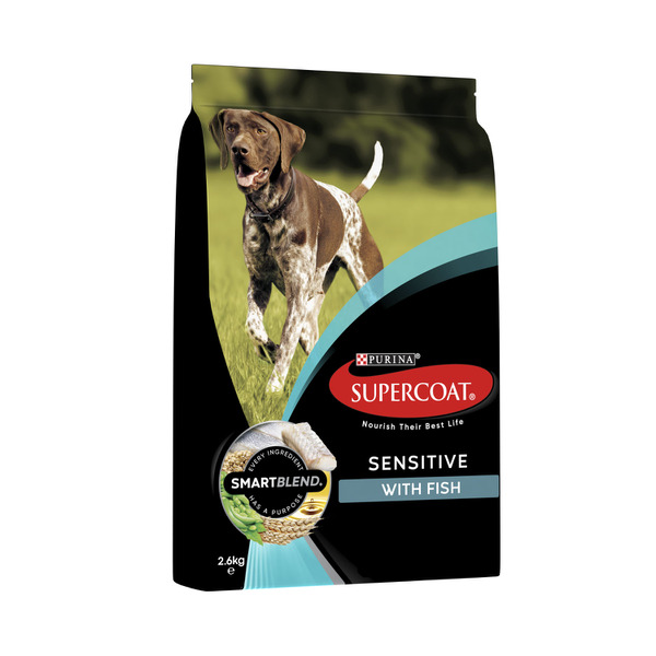 Buy Supercoat Adult Sensitive With Fish Dry Dog Food 2.6kg Coles