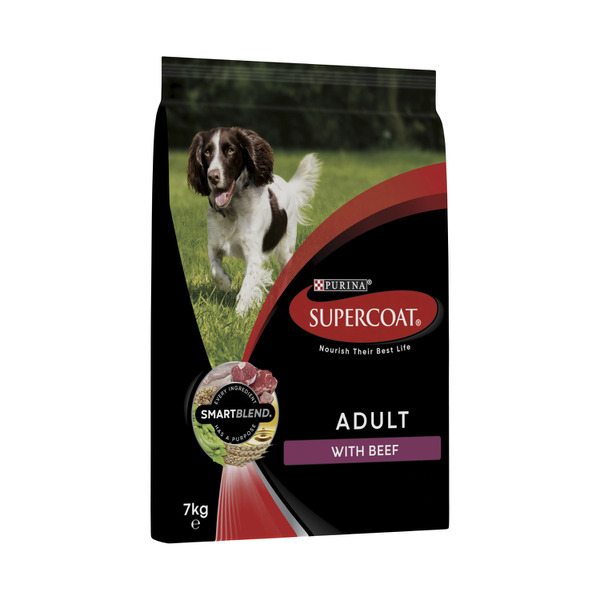 Supercoat Adult With Beef Dry Dog Food