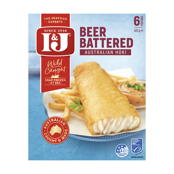 Calories in Coles Fish Fillets, Battered calcount