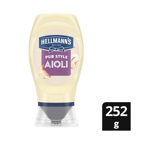 Hellmann's Squeeze Aioli Mayo 252g