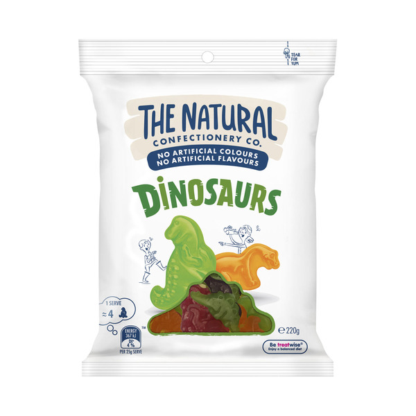 The Natural Confectionery Co. Dinosaurs Lollies