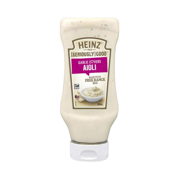 Heinz Seriously Good Garlic Lovers Aioli Mayonnaise