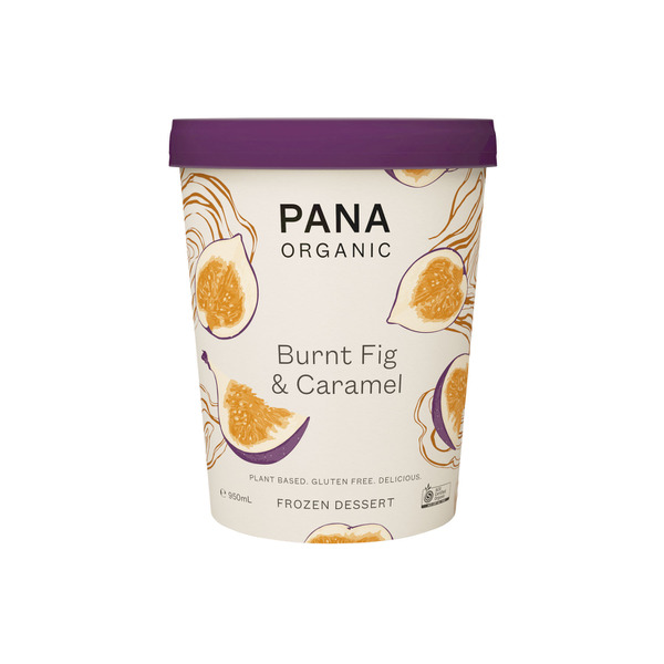 Calories in Pana Organic Frozen Dessert Burnt Fig & Caramel