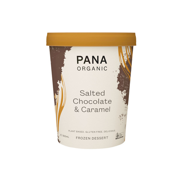 Calories in Pana Organic Frozen Dessert Salted Choc & Caramel