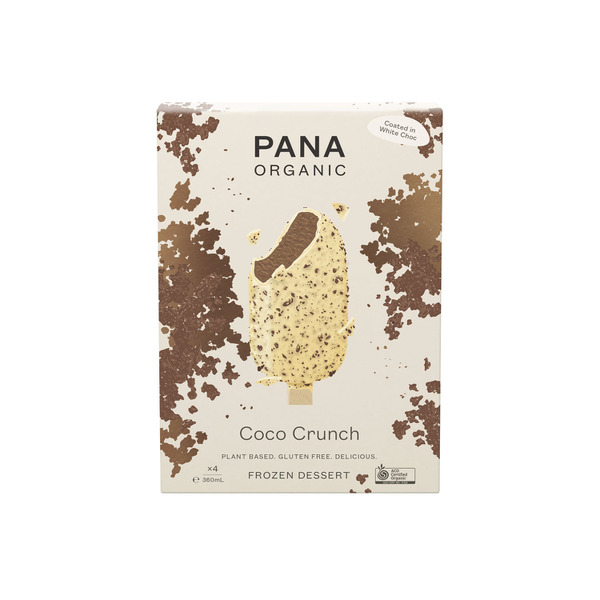 Calories in Pana Organic Frozen Dessert Coco Crunch 4 Pack
