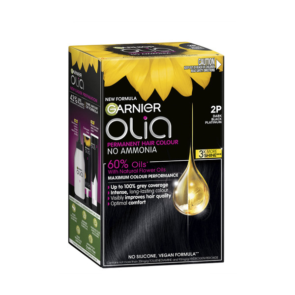 Garnier Olia Hair Colour 2P Platinum Black