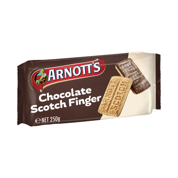 Arnott's Chocolate Coated Scotch Finger Biscuits 250g