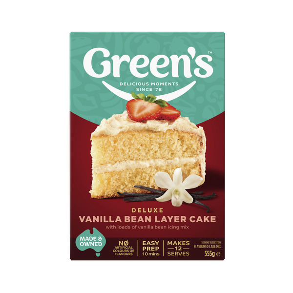 Green's Supreme Vanilla Bean Cake