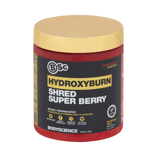 BSc Bodyscience Hydroxyburn Shred Neuro-Thermogenic Supper Berry | 300g