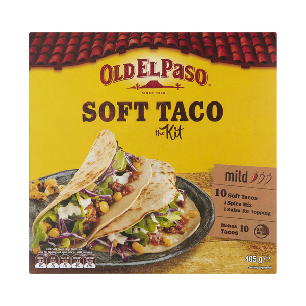 Old El Paso Soft Taco Kit Mexican Style 405g