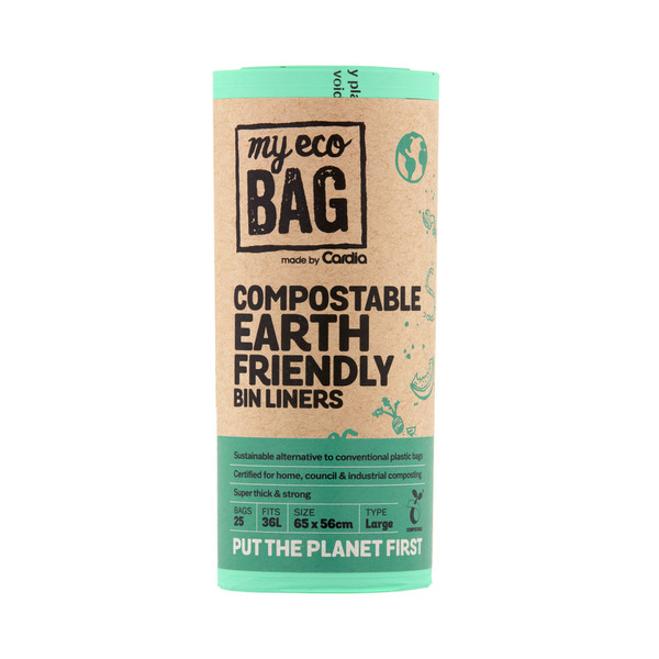 My Eco Bag Compostable Garbage Bag Bin Liner 36L | 25 pack