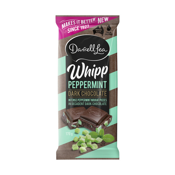 Darrell Lea Peppermint Whip Dark Block