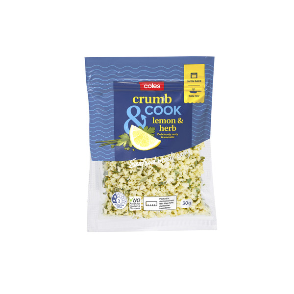 Coles Crumb & Cook Lemon & Herb | 30g
