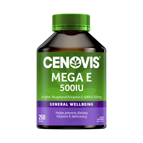 Cenovis Mega Vitamin E 500mg Capsules