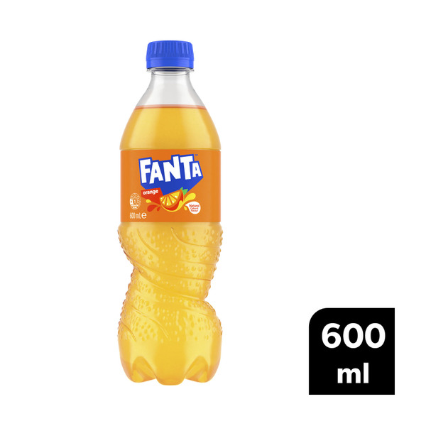 Buy Fanta Orange Soft Drink Bottle 600mL | Coles