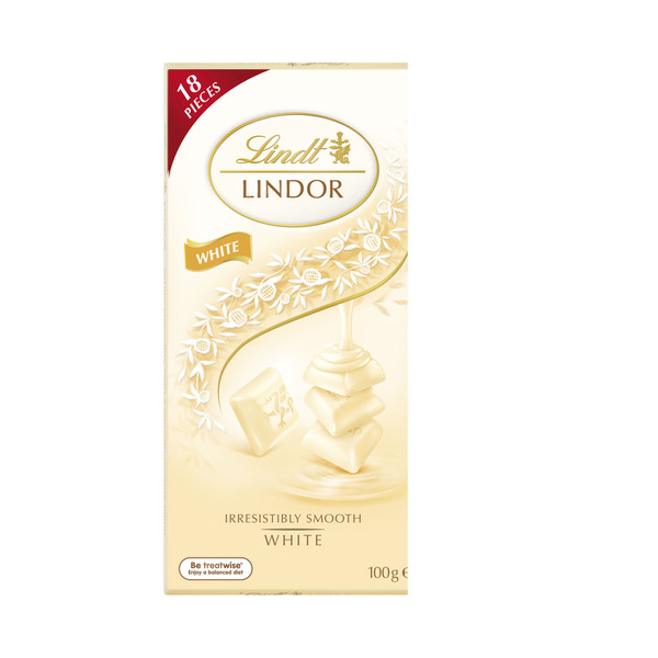 Lindt Lindor White Chocolate Block