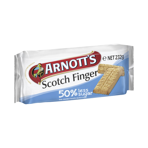 Calories In Arnotts 50 Less Sugar Scotch Finger Biscuits Calcount 0514