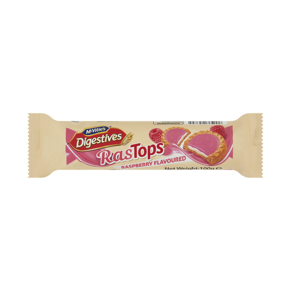 Mcvitie's Digestives Tops Raspberry Biscuits