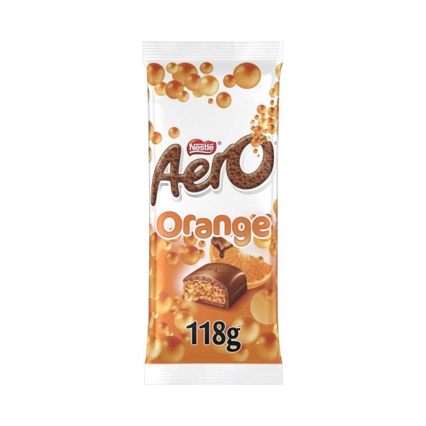 Aero Orange Milk Chocolate Block