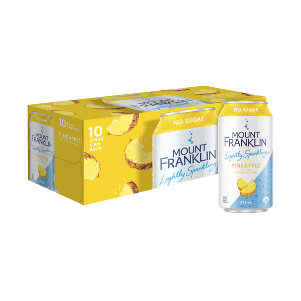 Mount Franklin Lightly Sparkling Water Pineapple