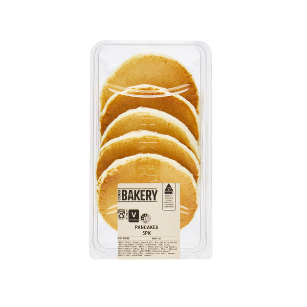 Buy Coles Bakery Pancakes 5 pack Coles