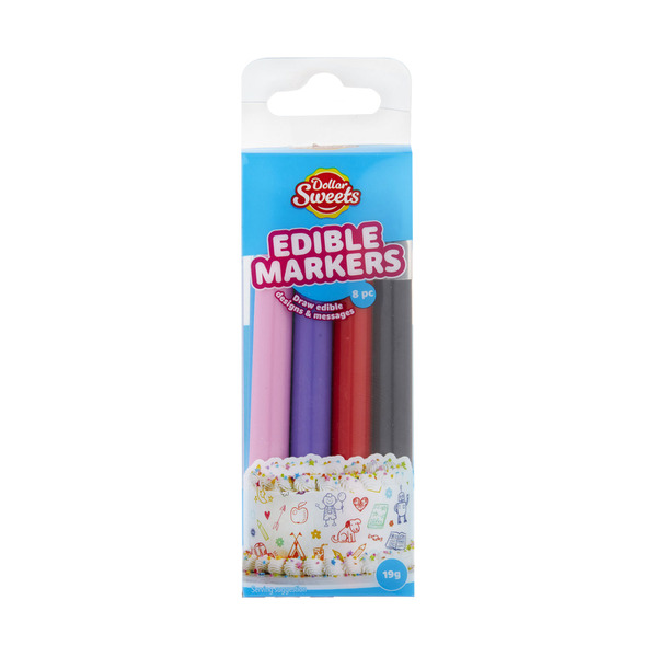 Buy Dollar Sweets Edible Markers 8 each