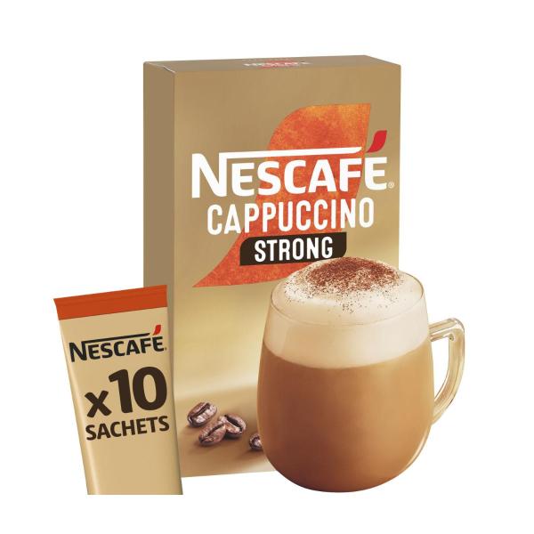 Nescafe Strong Cappuccino Coffee Sachets