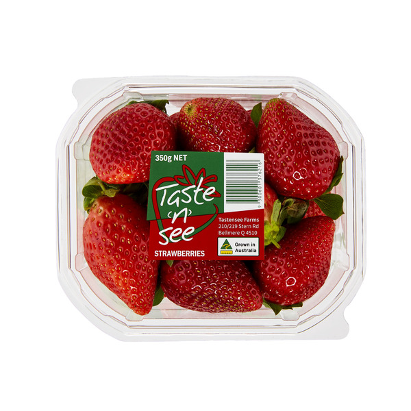 Buy Coles Strawberries Premium 350g Coles 7523