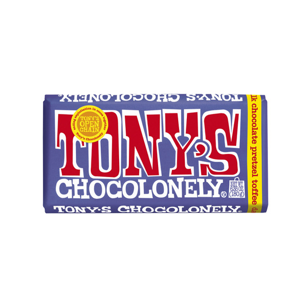 Chocolonely Dark Chocolate 42% Pretzel Toffee