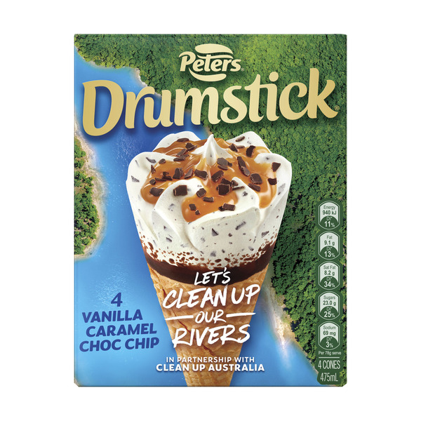 Drumstick Ice Cream Cua Vanilla Caramel 4pack