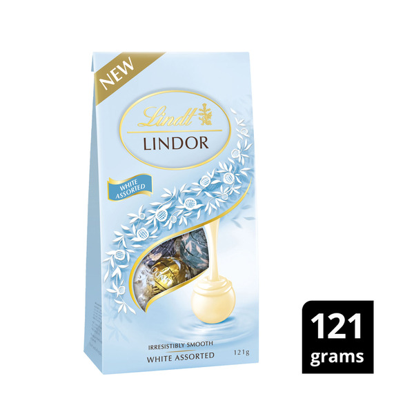 Lindt Lindor White Assorted Chocolate Bag