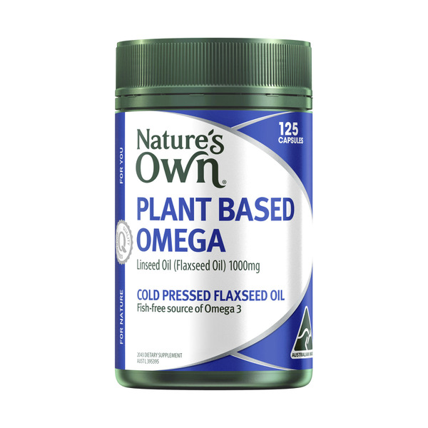 Nature's Own Plant Based Omega 3 | 125 pack