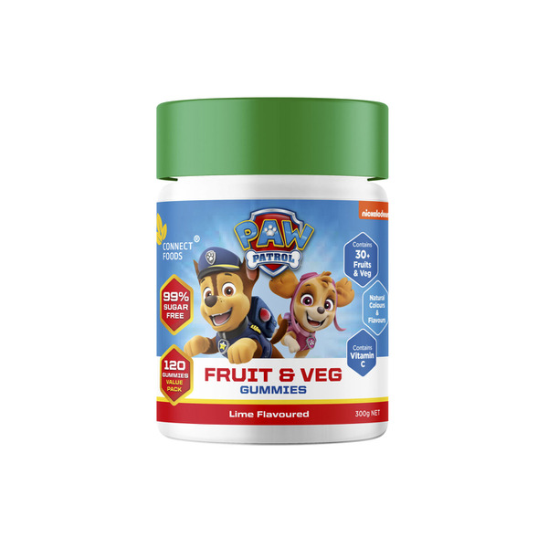 Paw Patrol Kids Gummies. Kids Gummies Super Fruits & Veg