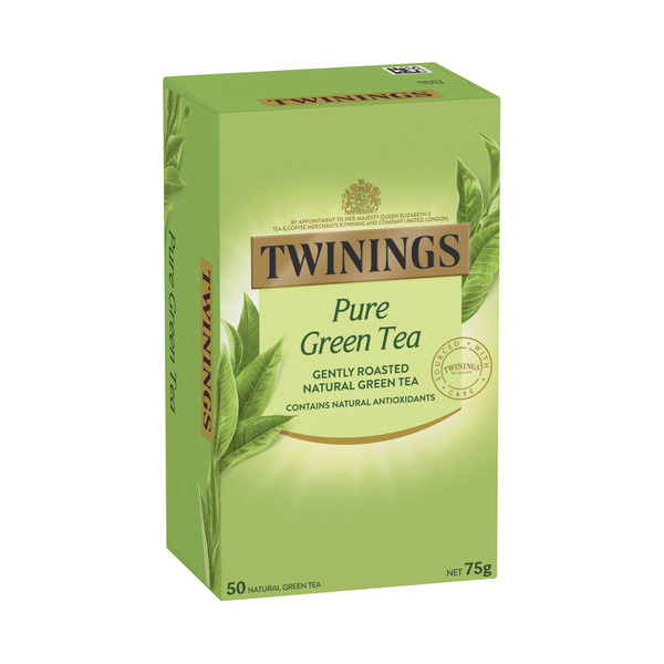 Buy Twinings Pure Green Tea Bags 50 pack 100g | Coles