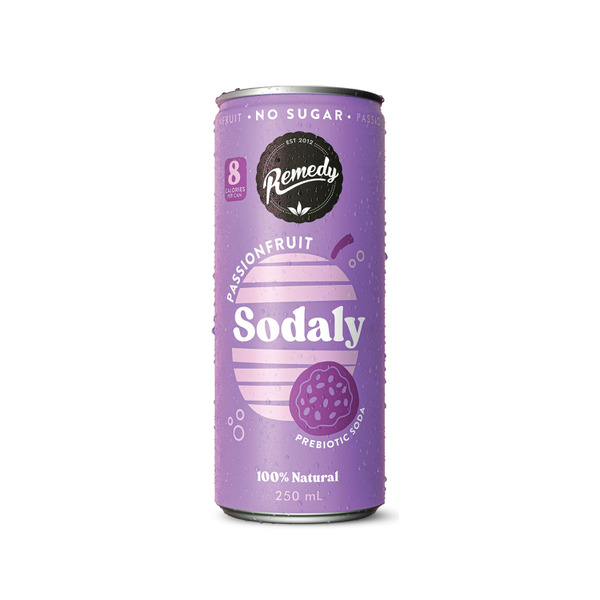 Remedy Sodaly Passionfruit Can | 250mL