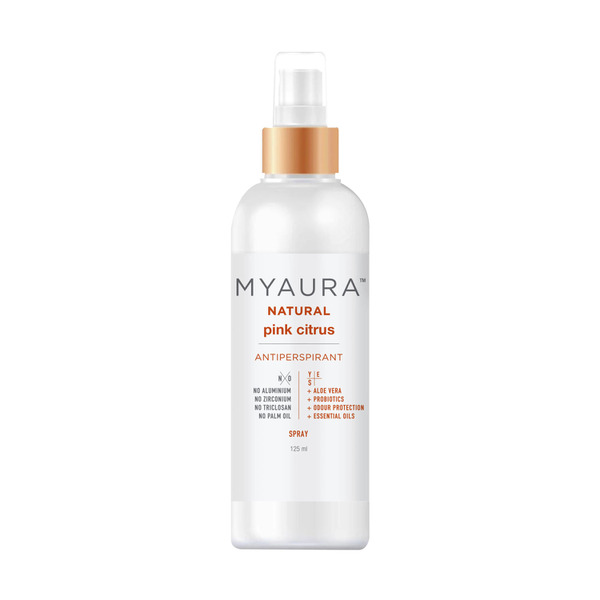 Myaura Deodorant Spray Pink Citrus