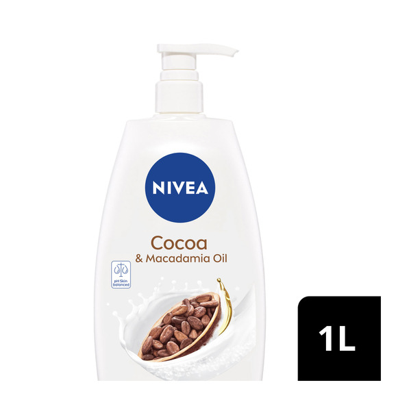Nivea Body Wash Cocoa & Macadamia Oil