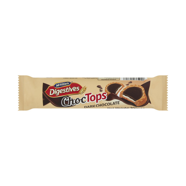 Mcvities Digestives Tops Biscuits Dark Chocolate
