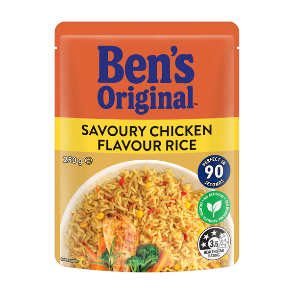 Ben's Original Savoury Chicken Flavour Rice Pouch
