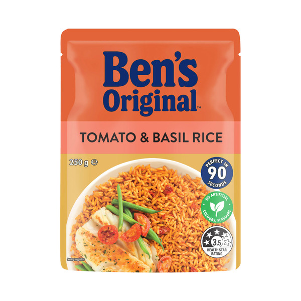 Ben's Original Tomato & Basil Rice Pouch