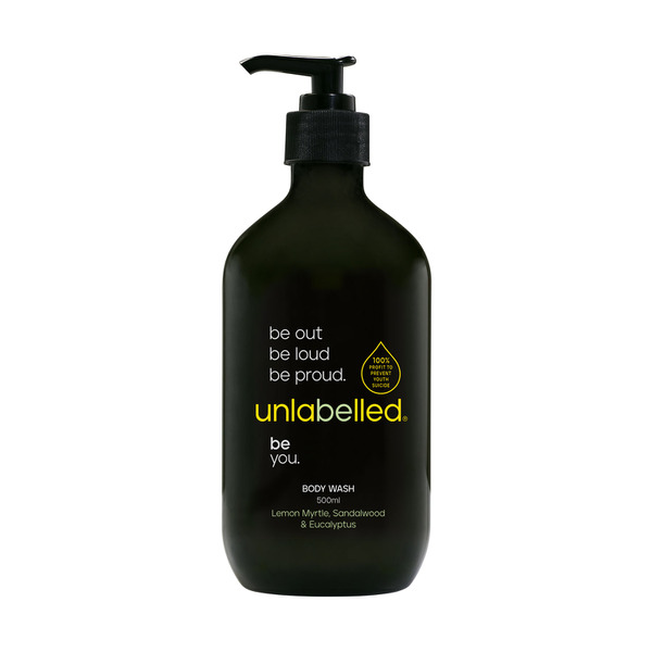 Unlabelled Lemon Myrtle- Sandalwood & Eucalyptus Body Wash