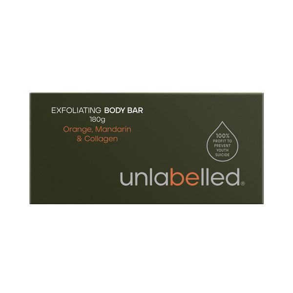 Unlabelled Exfoliating Body Bar Orange- Mandarin & Collagen