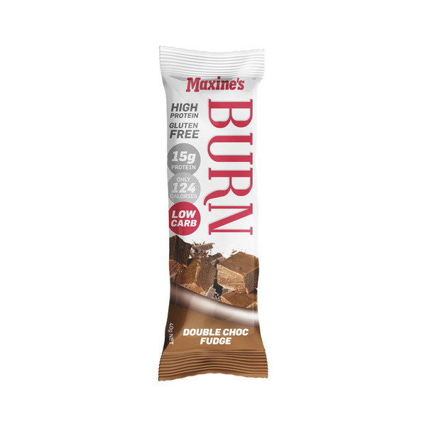 Maxines Double Choc Fudge Burn Bar