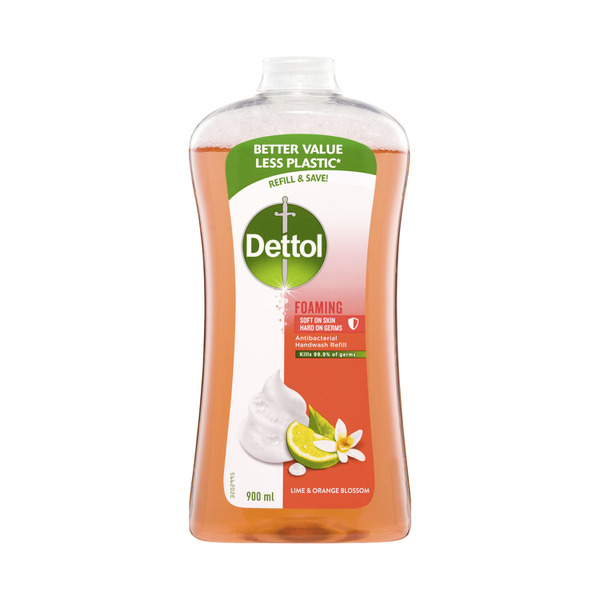 Dettol Antibacterial Foam:Hand Wash Lime & Orange Refill