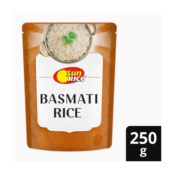 Sunrice Microwave Basmati Rice Pouch 250g