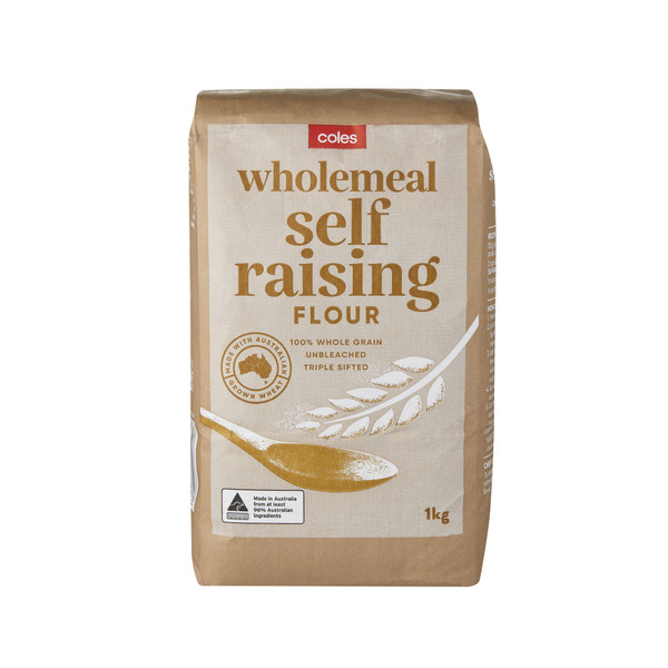 Calories In Coles Wholemeal Self Raising Flour Calcount
